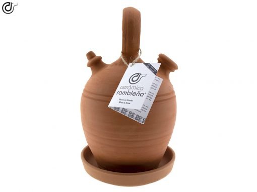 comprar-botijo-barro-rojo-asa-redonda-base-ancha-plato-incluido-01