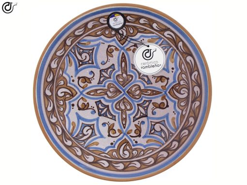 comprar-plato-decorativo-pared-plato-de-barro-rojo-modelo-D46-01
