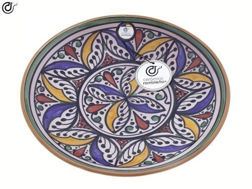 comprar-plato-decorativo-pared-plato-de-barro-rojo-modelo-D48-03