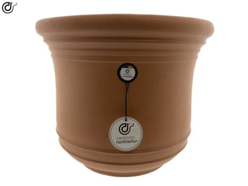 Comprar-maceta-de-barro-rojo-campana-baja-terracota-Modelo-J50-01